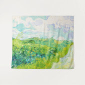 ファン・ゴッホ・グリーン小麦畑 タペストリー (正面(横))