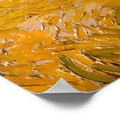 ファン・ゴッホ、サイプレス付き小麦畑、1889 ポスター (角)