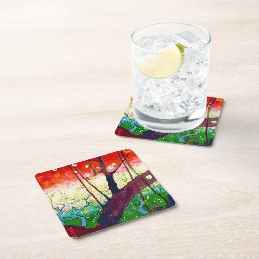 ファン・ゴッホ スクエアペーパーコースター (インサイチュ)