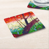 ファン・ゴッホ スクエアペーパーコースター (アングル)