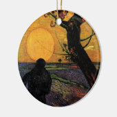 ファン・ゴッホ、ソワー、ヴィンテージ農民農家 セラミックオーナメント (左)