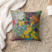 ファン・ゴッホ、デイジーとアネモネスの花瓶 クッション (ブランケット)