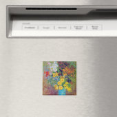 ファン・ゴッホ、デイジーとアネモネスの花瓶 マグネット (インサイチュ (食洗機))