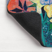 ファン・ゴッホ、バラとアネモネスの花瓶 マウスパッド (コーナー)