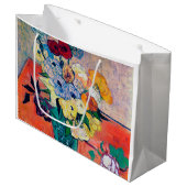 ファン・ゴッホ、バラとアネモネスの花瓶 ラージペーパーバッグ (正面アングル)