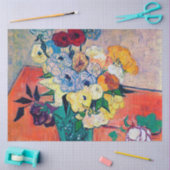 ファン・ゴッホ、バラとアネモネスの花瓶 薄葉紙 (クラフト)