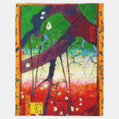 ファン・ゴッホ フリースブランケット (正面)