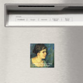 ファン・ゴッホ、ブルーの女性ポートレート、ヴィンテージ・アート マグネット (インサイチュ (食洗機))