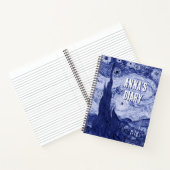 ファン・ゴッホ・ブルー・レンディション・オブ・ザ・スター・ナイト・アート ノートブック (内部)