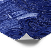 ファン・ゴッホ・ブルー・レンディション・オブ・ザ・星空 ポスター (角)