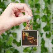 ファン・ゴッホ、ブログとポットで静物生活 キーホルダー (手)