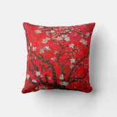 ファン・ゴッホ・ブロッサムのアーモンド・ツリーの枝 クッション (裏面)