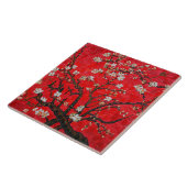 ファン・ゴッホ・ブロッサムのアーモンド・ツリーの枝 タイル (側面)