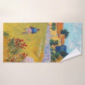 ファン・ゴッホ・プロヴァンスのファームハウス バスタオル (バスタオル)