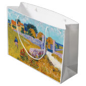 ファン・ゴッホ・プロヴァンスのファームハウス ラージペーパーバッグ (裏面アングル)