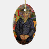 ファン・ゴッホ、ペール・タンギーポートレート、ヴィンテージ・アート セラミックオーナメント (右)