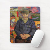 ファン・ゴッホ、ペール・タンギーポートレート、ヴィンテージ・アート マウスパッド (マウス)