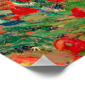 ファン・ゴッホ、ポピー畑、1890年 ポスター (角)