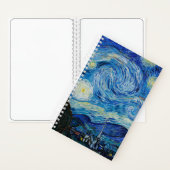 ファン・ゴッホ「星空の夜」 ノートブック (内側)