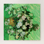 ファン・ゴッホ – 有名な白絵画バラ ジグソーパズル (横)