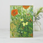 ファン・ゴッホ – 蝶とケシの類 カード (スタンド正面)