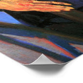 ファン・ゴッホ、郵便配達員ジョセフ・ローリンポートレート ポスター (角)