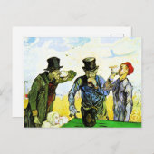 ファン・ゴッホ – 飲み物の有名絵を描な店、 ポストカード (正面/裏面)