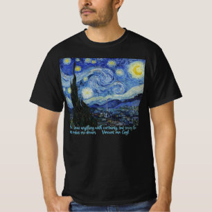 ファン・ゴッホTシャツのスターリーナイト Tシャツ