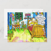 ファン・ゴヘーズ・クリスマス シーズンポストカード (正面/裏面)