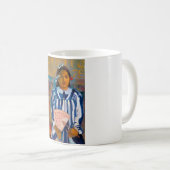 ファン・ゴーギャンの女性 コーヒーマグカップ (正面右)