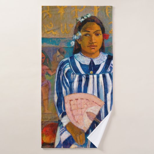 ファン・ゴーギャンの女性 バスタオル (バスタオル)