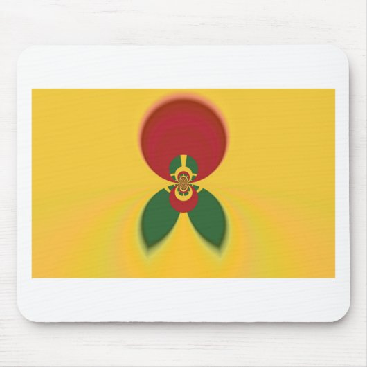 ファン・ジャマイカン・ラスター・ギフト・カラーズ マウスパッド (正面)