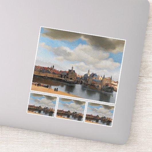 ファン・デフト、View of Delft、Johannes Vermeer氏 シール (詳細)