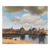 ファン・デフト、View of Delft、Johannes Vermeer氏 フォトプリント (正面)