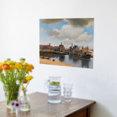 ファン・デフト、View of Delft、Johannes Vermeer氏 箔ポスター (レイダウン (キッチン))