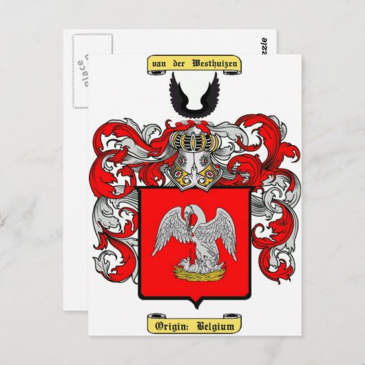 ファン・デル・ウェスツイゼン ポストカード (正面/裏面)