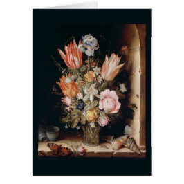 ファン・デン・ベルゲの花のグリーティングカード