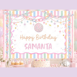 ファン・トゥ・ビー・ワン 初めての誕生日 横断幕