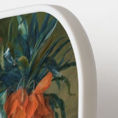 ファン・ホイサムの花の花束モノグラムカスタム ピックルボールラケット (左詳細)