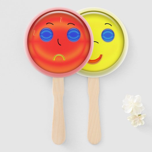 ファン – ホット顔クール顔 (正面&裏面)