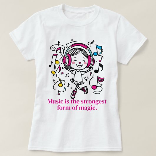 ファン・ミュージカル・グラフィックTシャツ Tシャツ (デザイン正面)