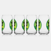 ファン ラマ アルパカ ホーム アンド リビング ガラス缶 (右)