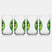 ファン ラマ アルパカ ホーム アンド リビング ガラス缶 (左)