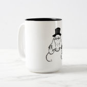 ファンTamarizのコーヒー・マグ ツートーンマグカップ (正面左)