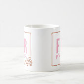 ファーかわいらしママ コーヒーマグカップ (中央)