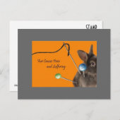 ファーが痛みと苦しみを引き起こす ポストカード (正面/裏面)