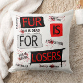 ファーは敗者向け クッション (ブランケット)