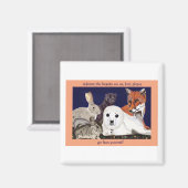 ファーは疑問に思衣服磁石だ マグネット (正面/裏面)