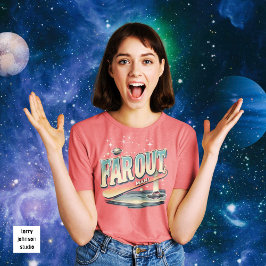 ファーアウトマンレトロ60のスローガンパーソナライズされた トライブレンドＴシャツ