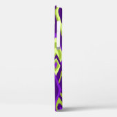 ファーアウトレトロ抽象芸術サイケデリックパープル Case-Mate iPhoneケース (裏面 / 左)